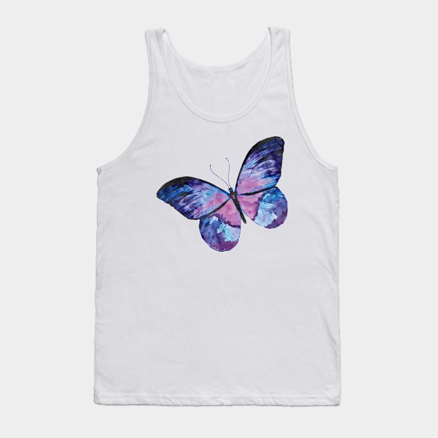 Image: Watercolor, Butterfly Tank Top by itemful